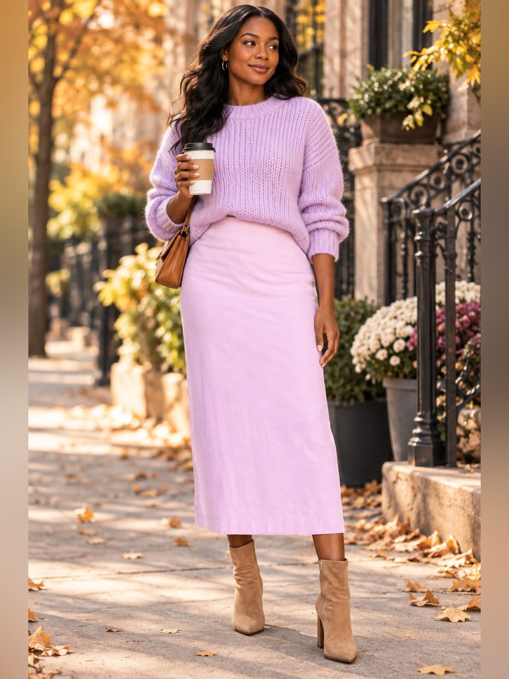 Lilac Maxi Skirt “Future Collective” Lilac Cutout O-Ring Maxi Skirt y2k